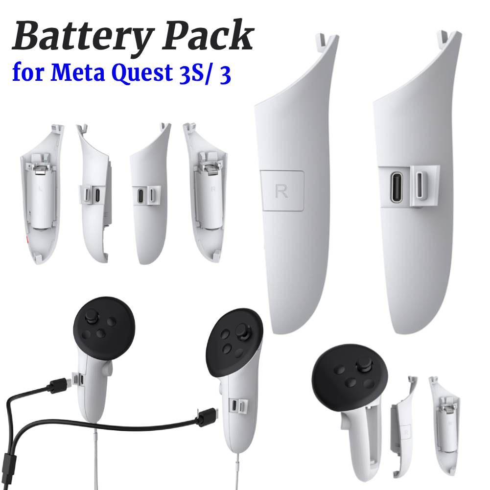 Vr Headset Pc - Rechargeable Battery Cover Charging Grips Cover