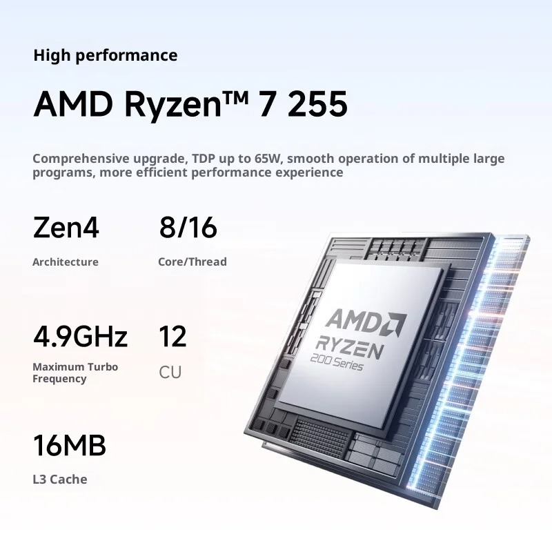MINISFORUM X1-255: AMD Ryzen 7 - Pc Gaming Amd Ryzen 7 recension och pris