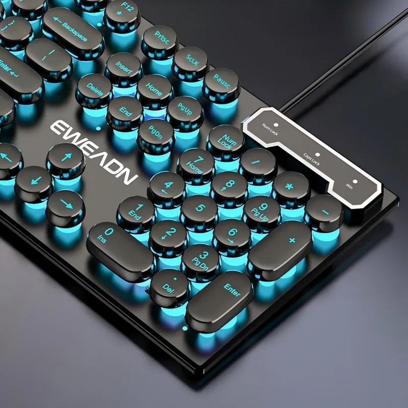 Retro Punk Mechanical Feel Key - Wireless Gaming Mouse recension och pris