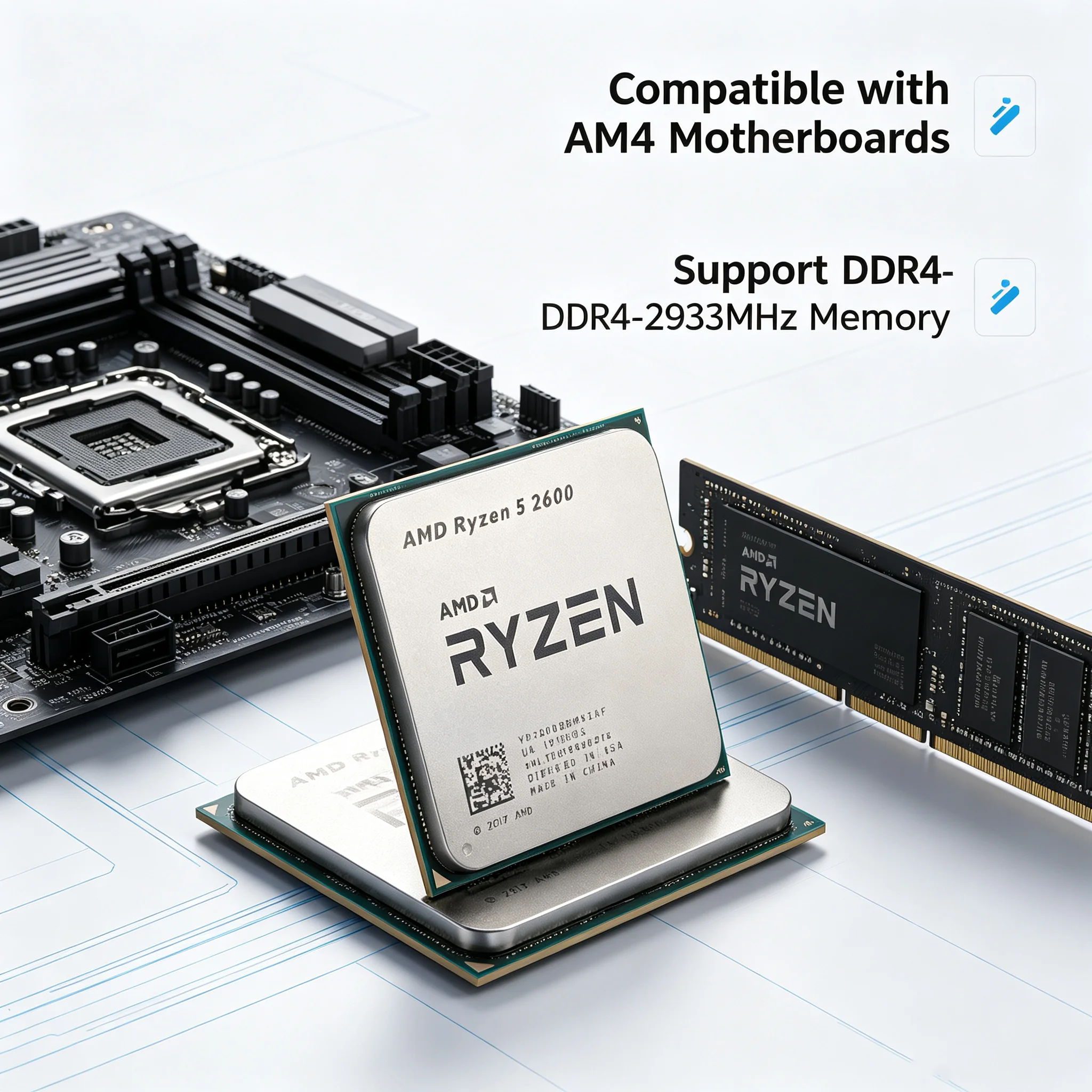 Universal AM4 Socket Processor - Pc Gaming Entry Level recension och pris