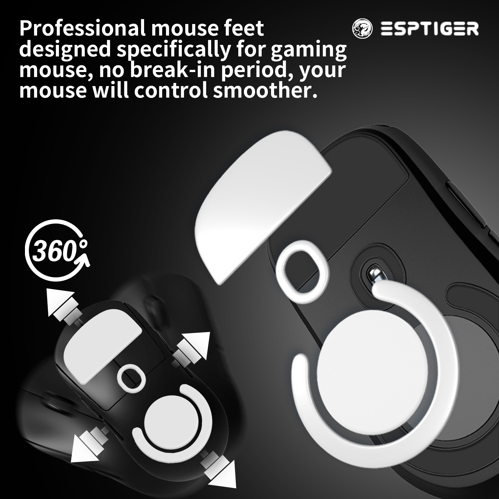 1Pack EspTiger ICE V2 Gaming M - Wireless Gaming Mouse recension och pris