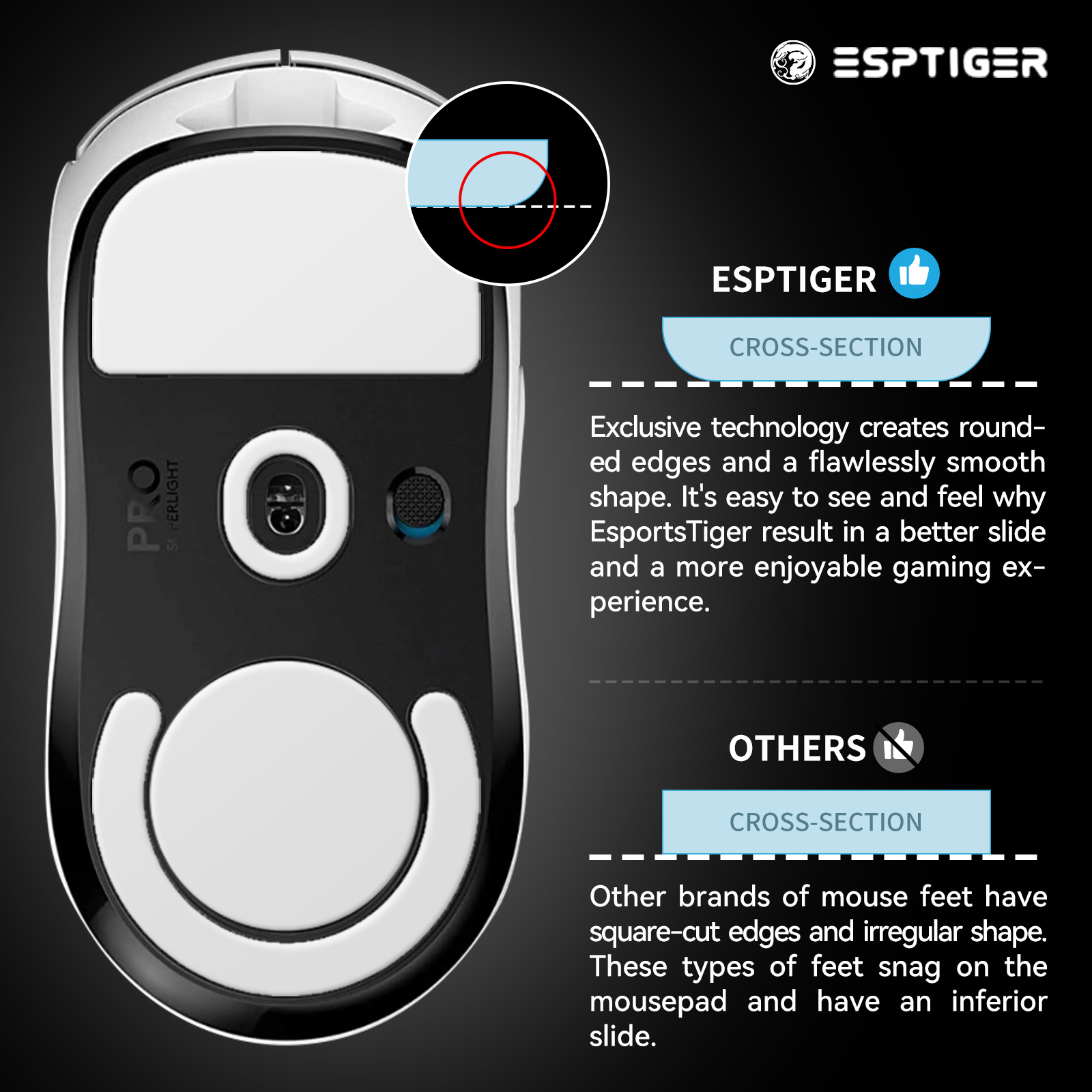 1Pack EspTiger ICE V2 Gaming M - Wireless Gaming Mouse recension och pris