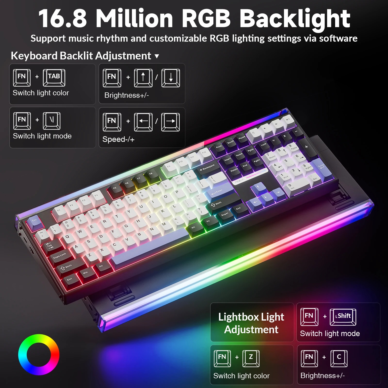 AULA H108 Tri‑Mode Mechanical  - Pc Gaming Uk recension och pris