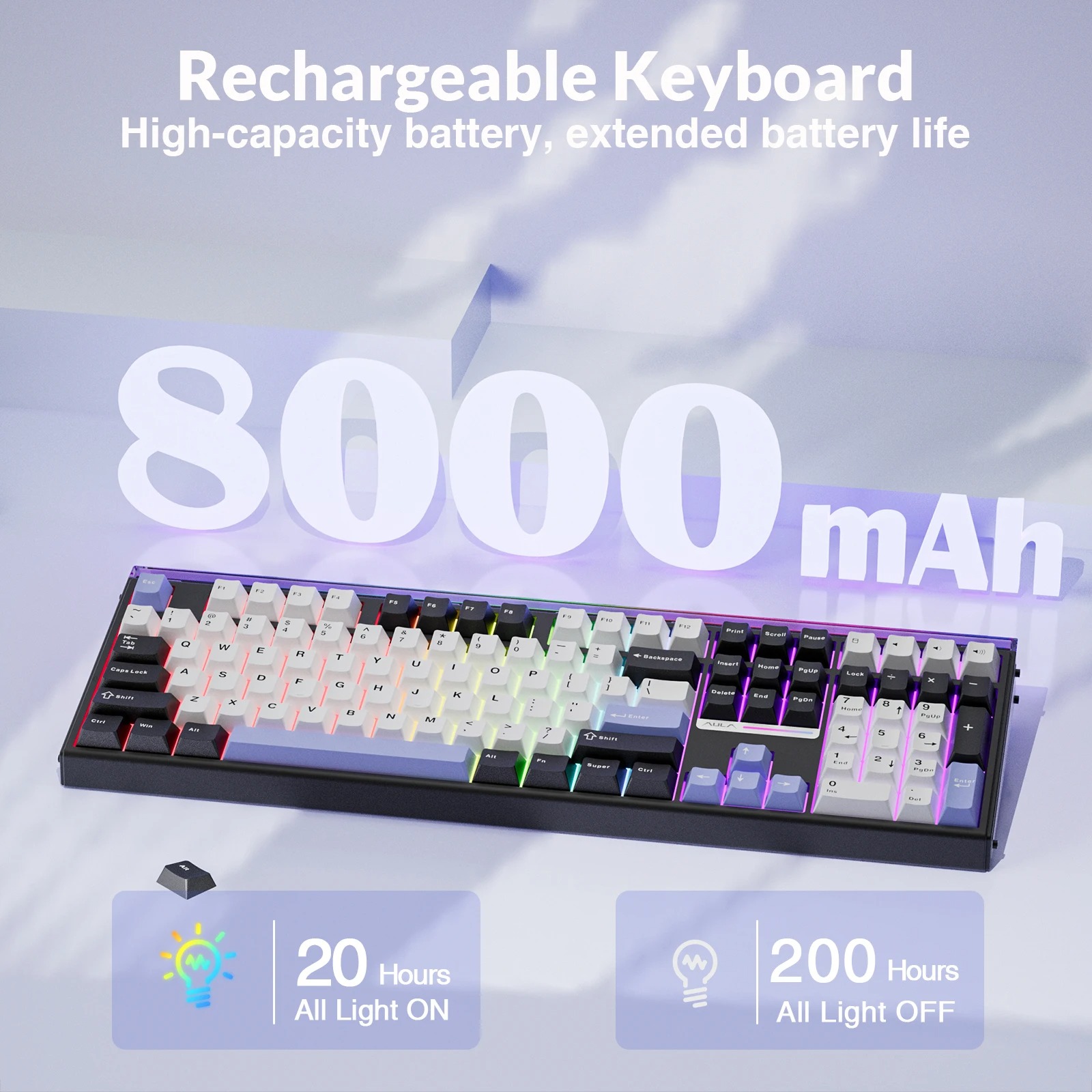 AULA H108 Tri‑Mode Mechanical  - Pc Gaming Uk recension och pris