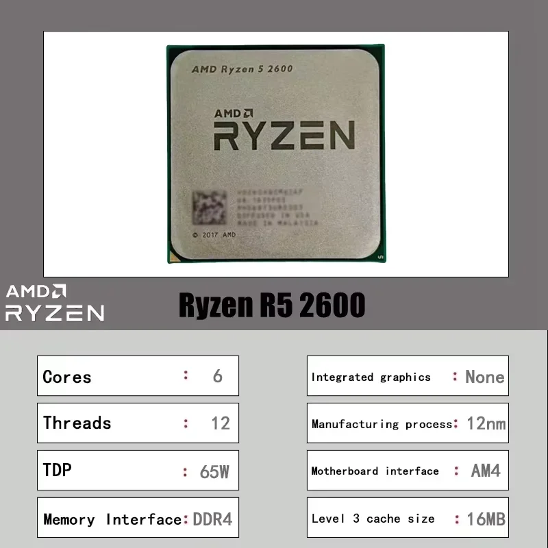 AMD Ryzen 5 2600 Entry Level D - Pc Gaming Entry Level recension och pris