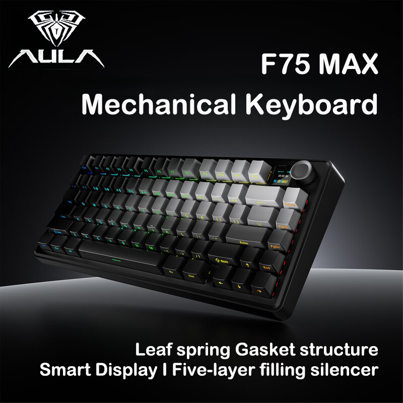 AULA F75 MAX 75% Tri-Mode Mech - Pc Gaming Uk recension och pris