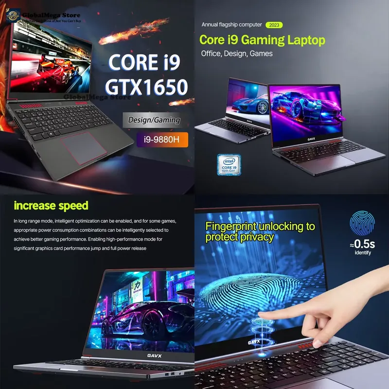 New 16.1 Inch Core I9 9880H Ga - Pc Gaming New recension och pris