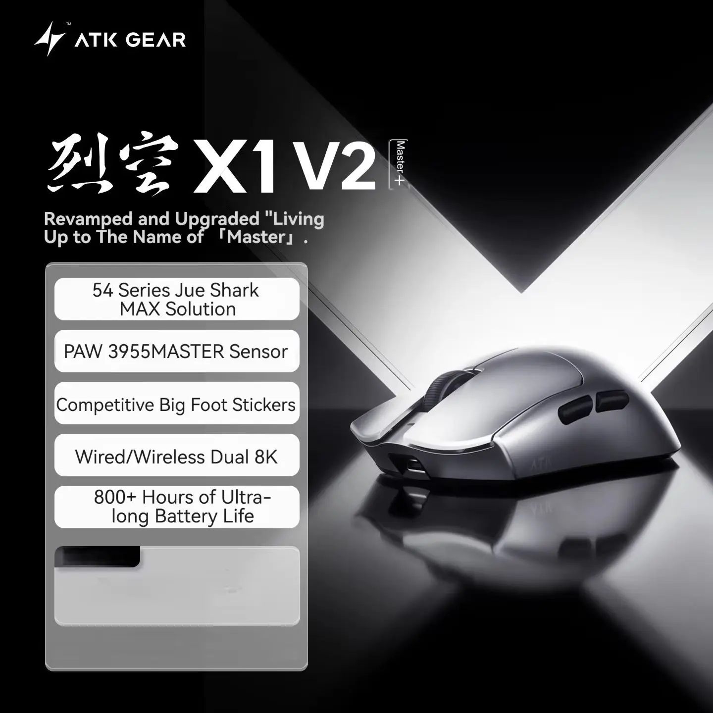 ATK Blazing Sky X1 V2 Ultimate - Wireless Gaming Mouse recension och pris