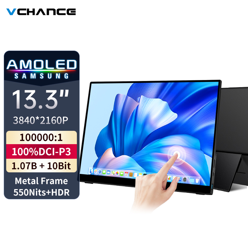13.3 Inch 4K OLED Portable Mon - Pc Gaming Vs Ps5 recension och pris