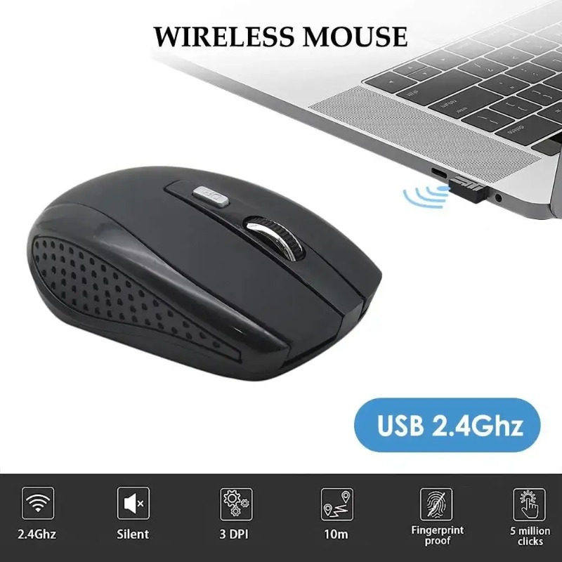 2.4G Bluetooth 5.2 Wireless Mo - Wireless Gaming Mouse recension och pris