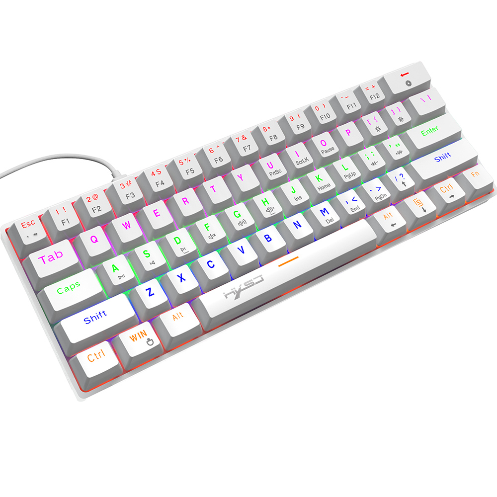 Mini Mechanical Keyboard 61 Ke - Pc Gaming Uk recension och pris