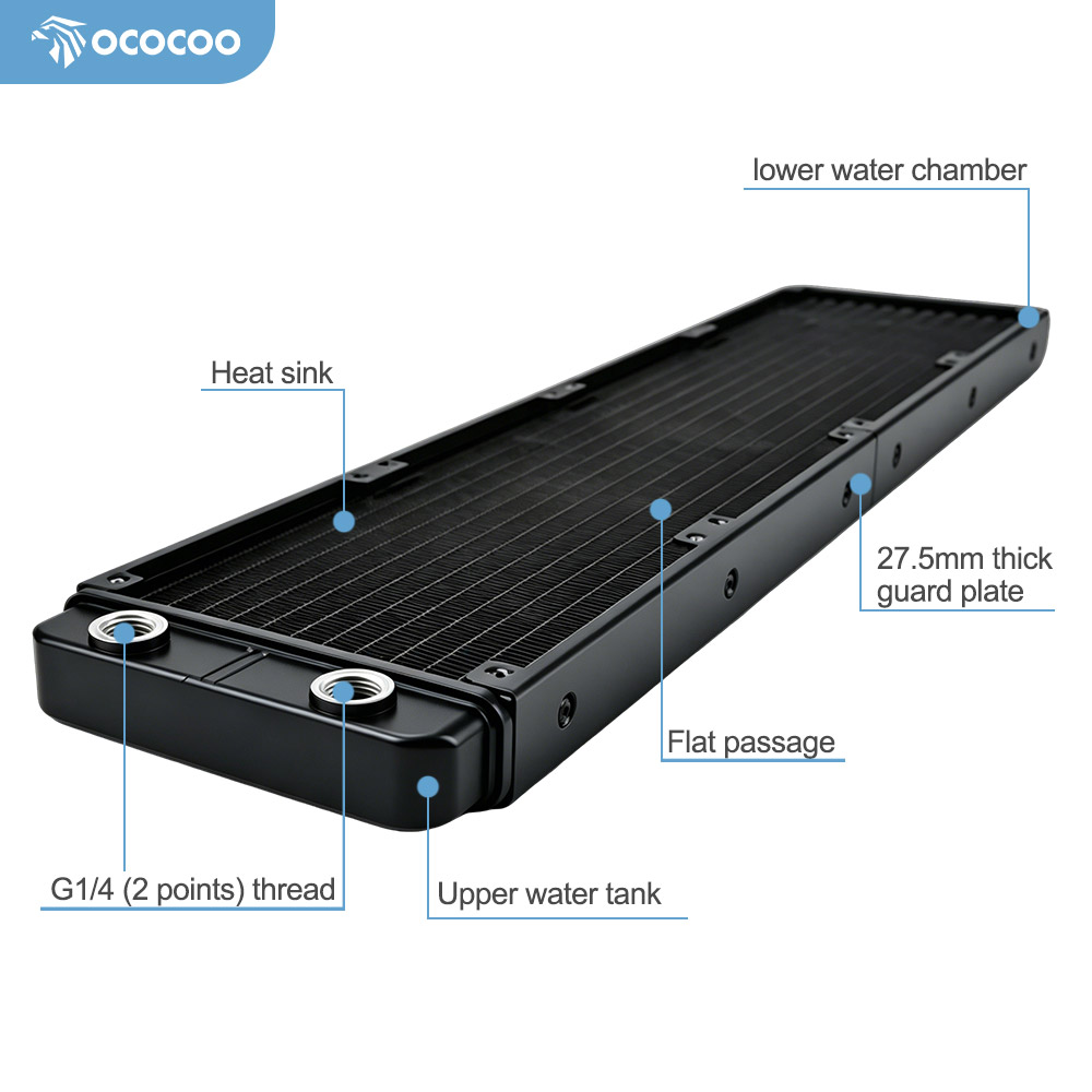 OCOCOO PC Water Cooling Radiat - Pc Gaming Liquid Cooling recension och pris