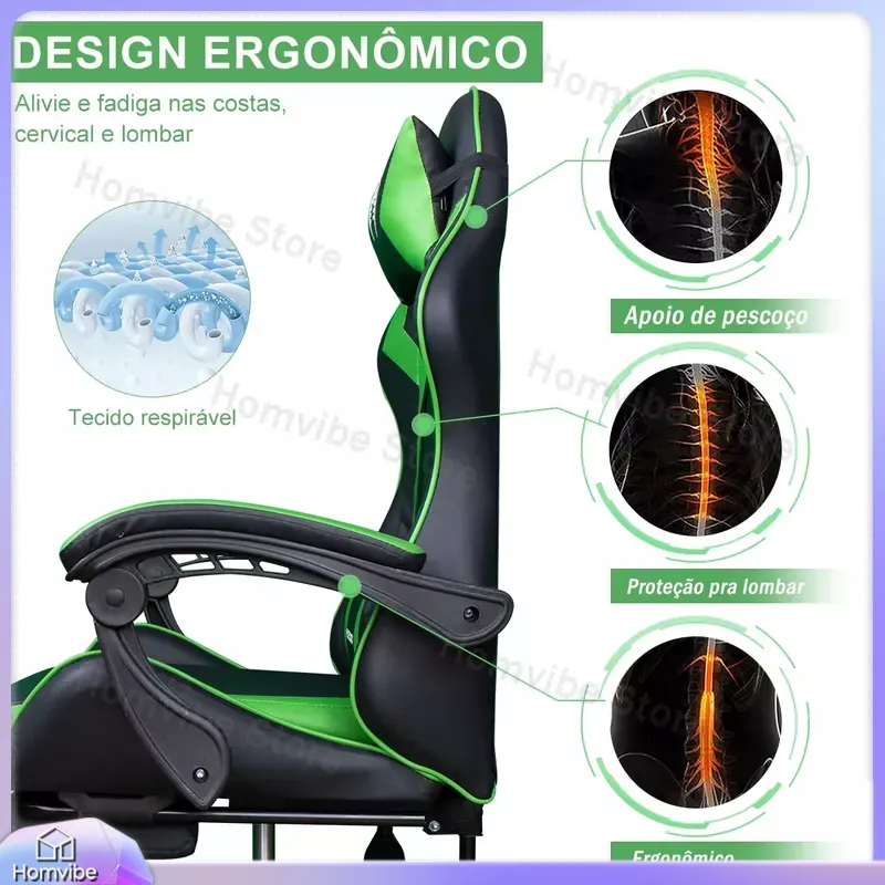 High-Back Ergonomic Gaming Cha - Pc Gaming Desk recension och pris