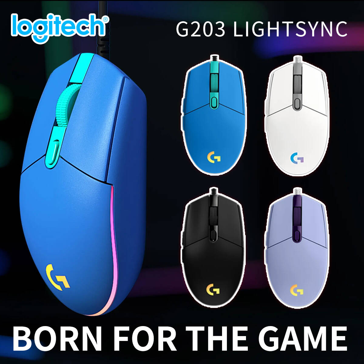 Logitech G203 Wired Gaming Mou - Pc Gaming Entry Level recension och pris