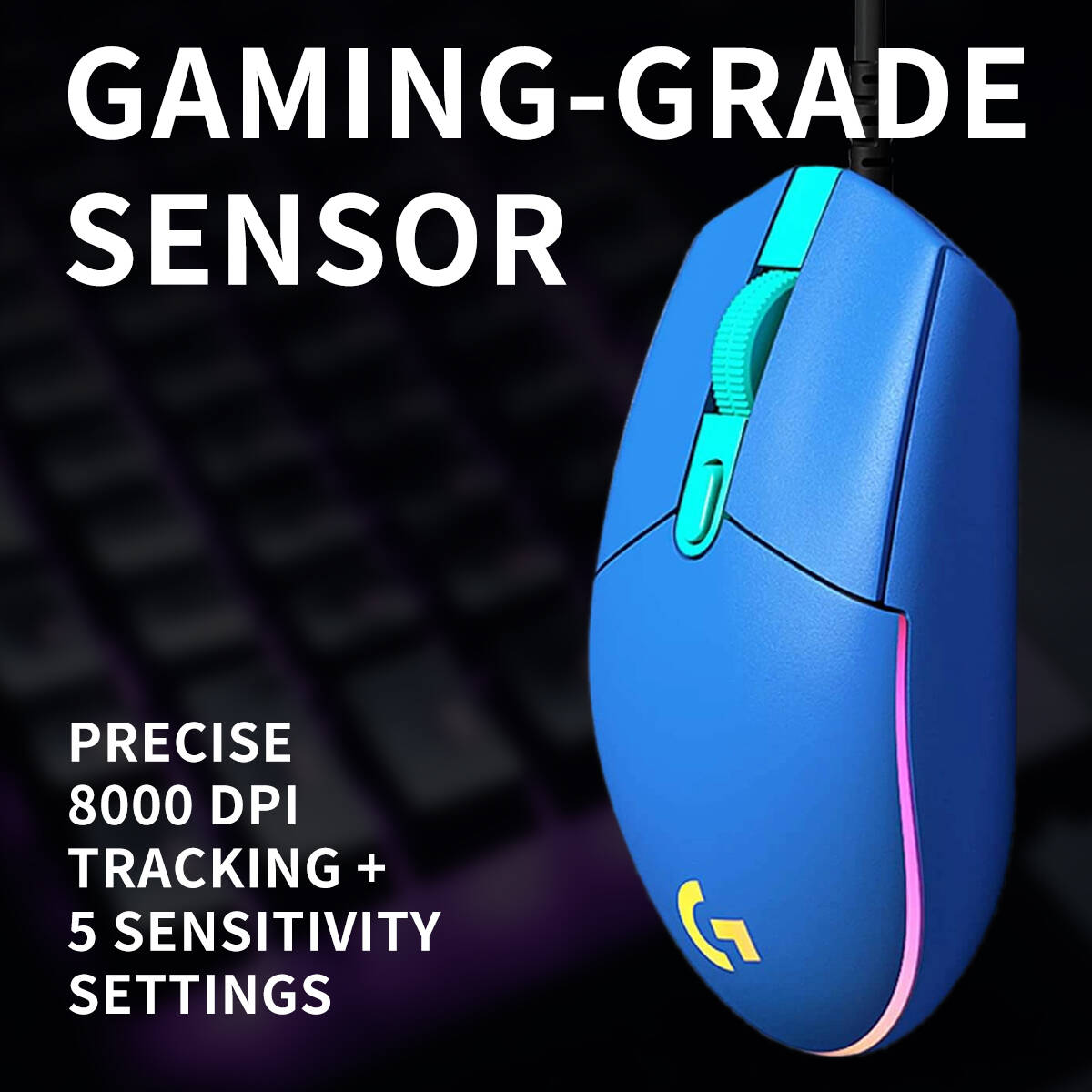 Logitech G203 Wired Gaming Mou - Pc Gaming Entry Level recension och pris