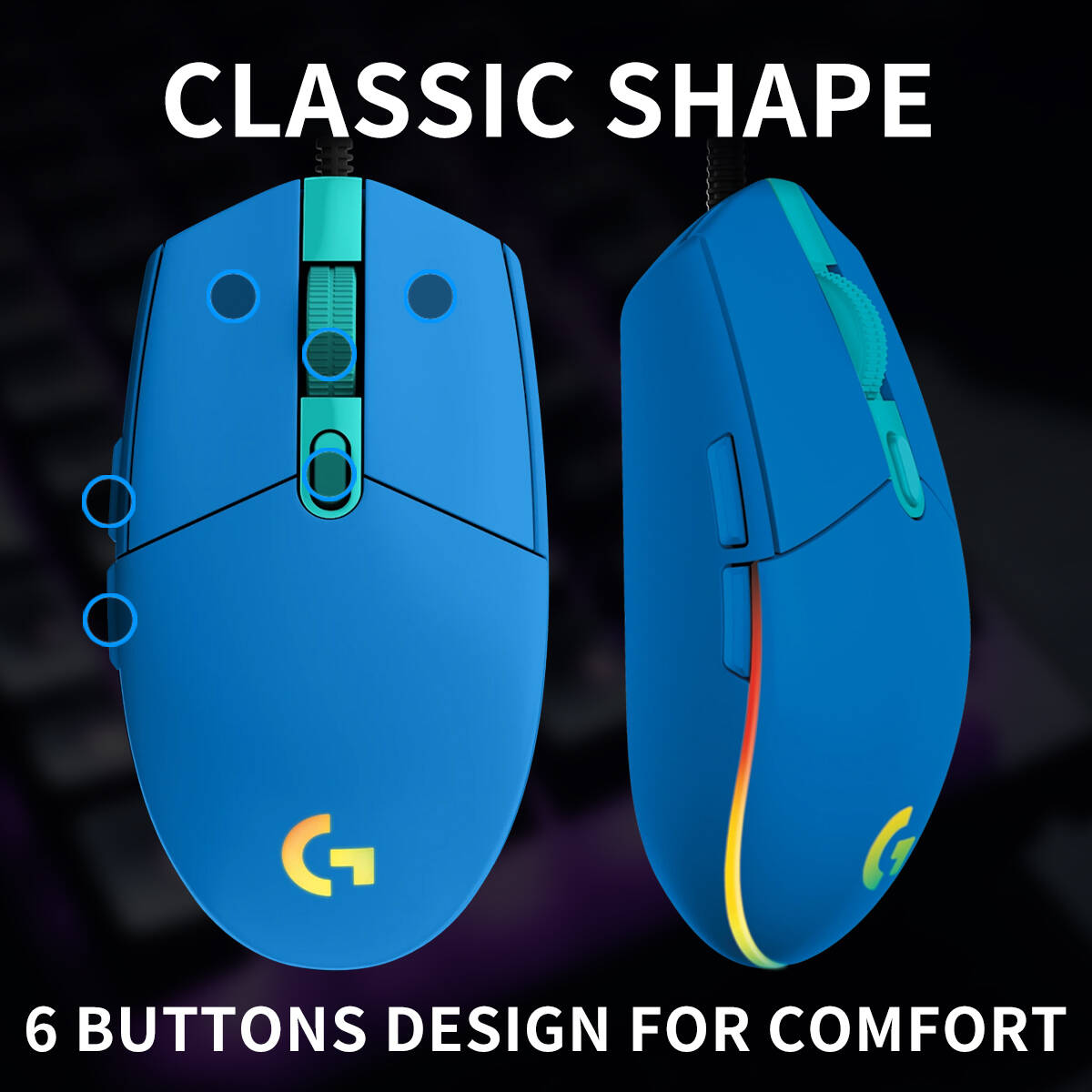 Logitech G203 Wired Gaming Mou - Pc Gaming Entry Level recension och pris