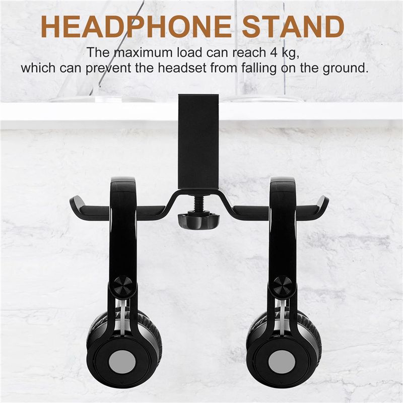 Leading-Dual Headphone Stand U - Pc Gaming Desk recension och pris