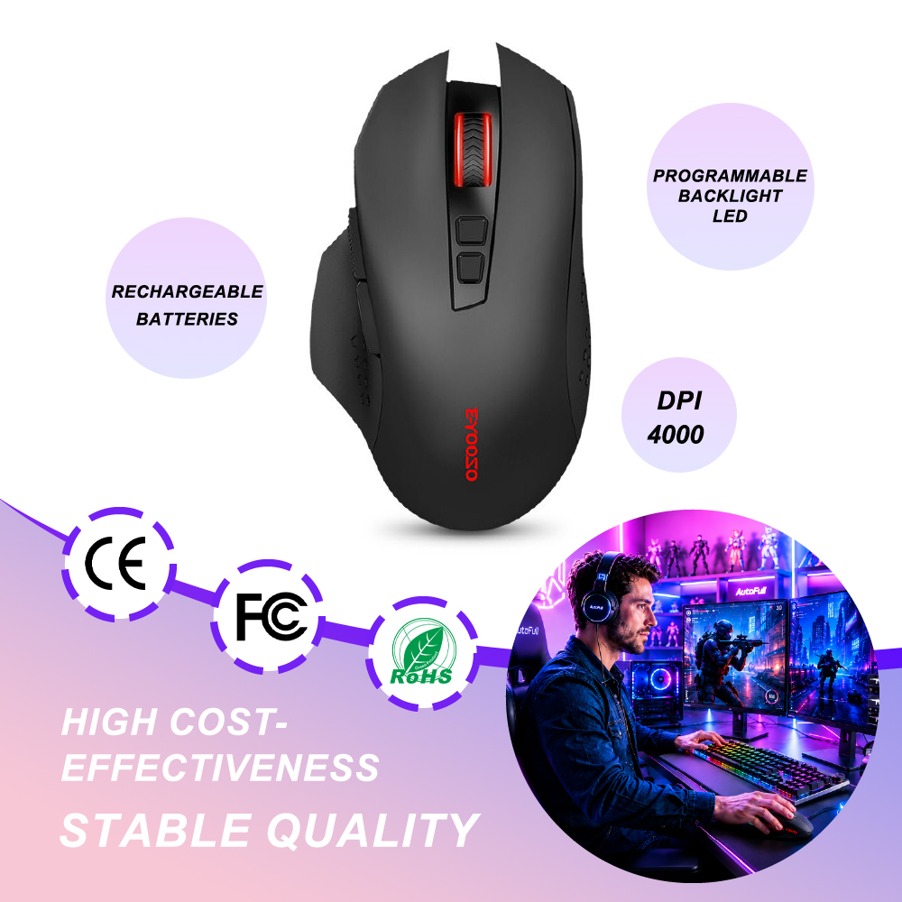 Wireless Gaming Mouse Mini Sil - Wireless Gaming Mouse recension och pris